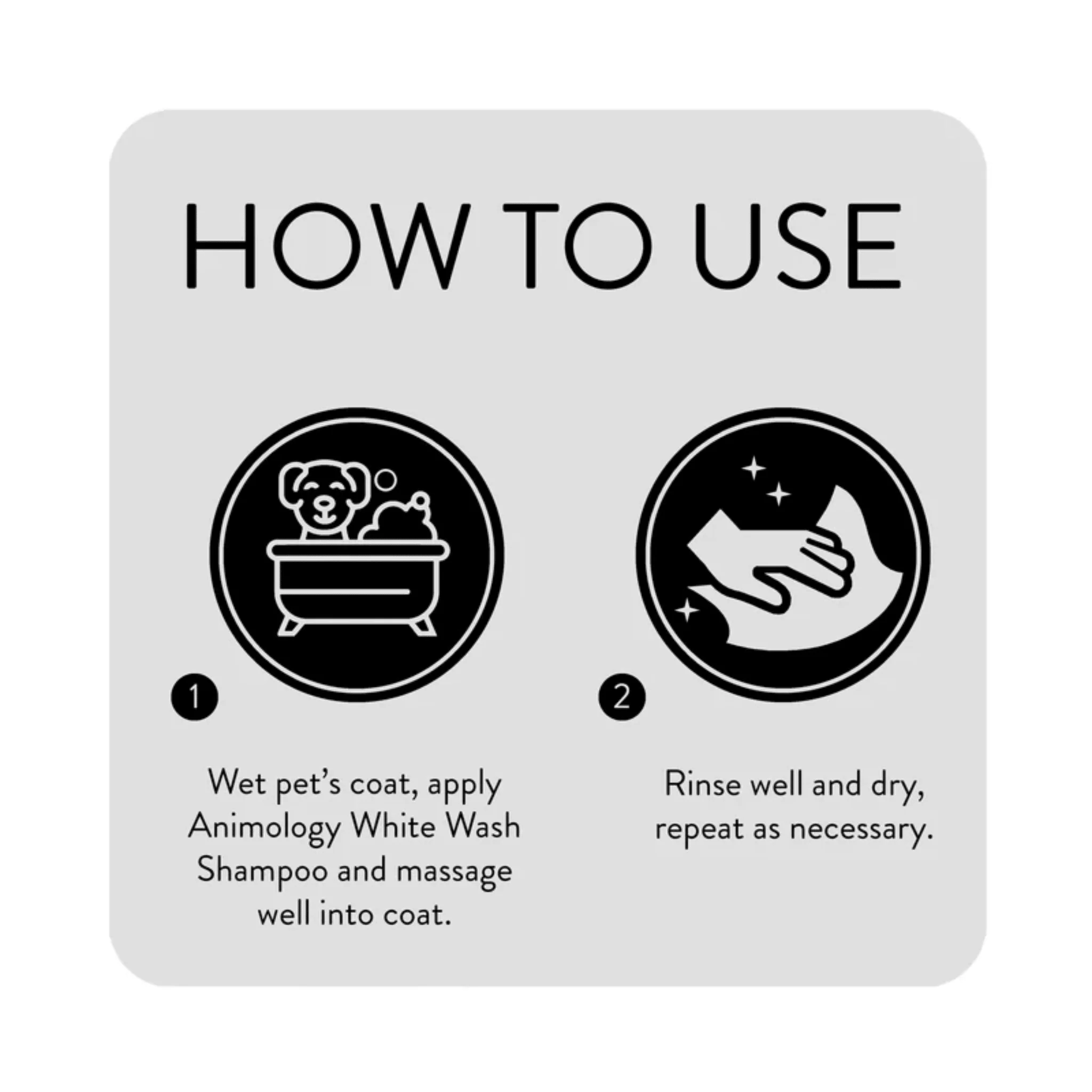Animology White Wash Dog Shampoo 250ml - Image 3