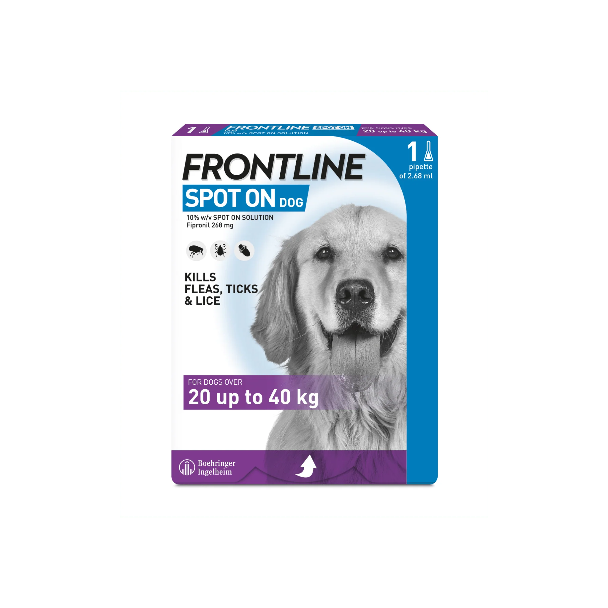 Frontline Spot On Flea And Tick Control For Dogs - 1 Pack - Image 3