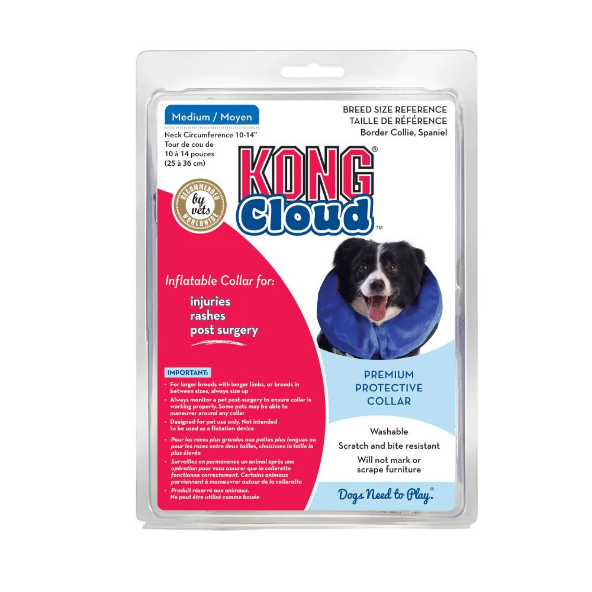 KONG Cloud Inflatable Dog Collar – Vet Approved Soft Recovery Cone - Image 5