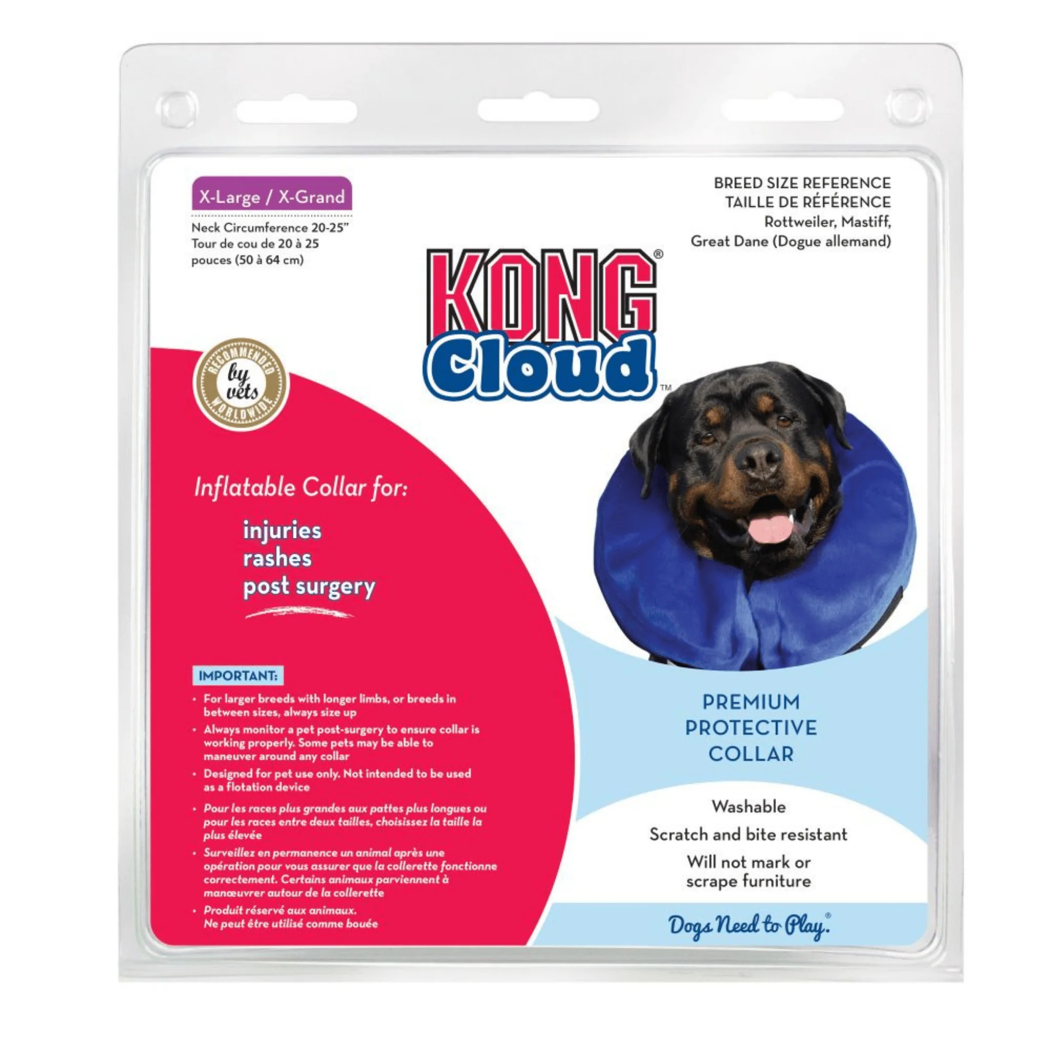 KONG Cloud Inflatable Dog Collar – Vet Approved Soft Recovery Cone - Image 7