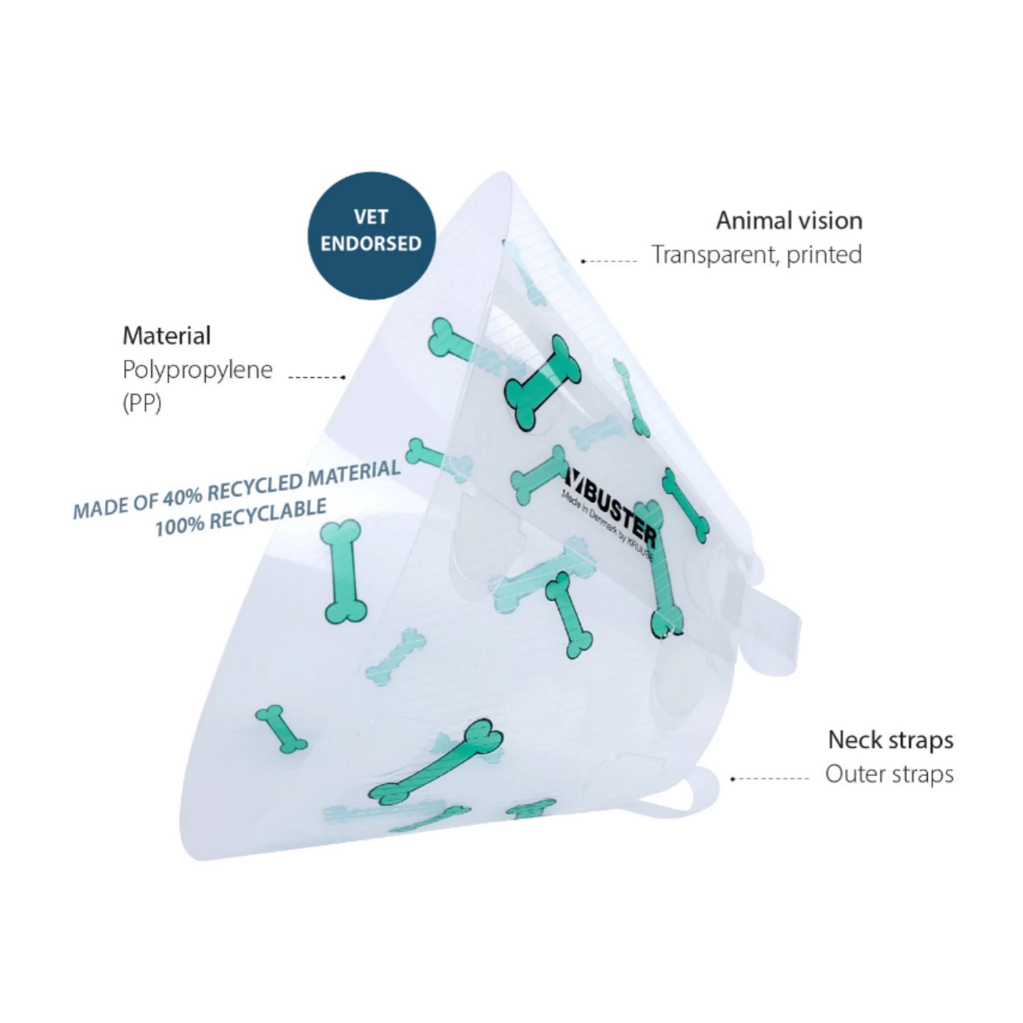 Kruuse BUSTER Bones Recovery Collar - Image 3