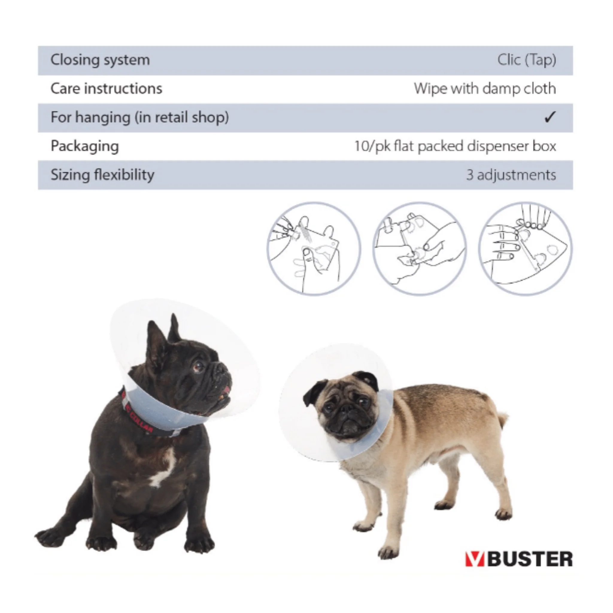 Kruuse BUSTER E-Collar for Brachycephalic Dogs - Image 4