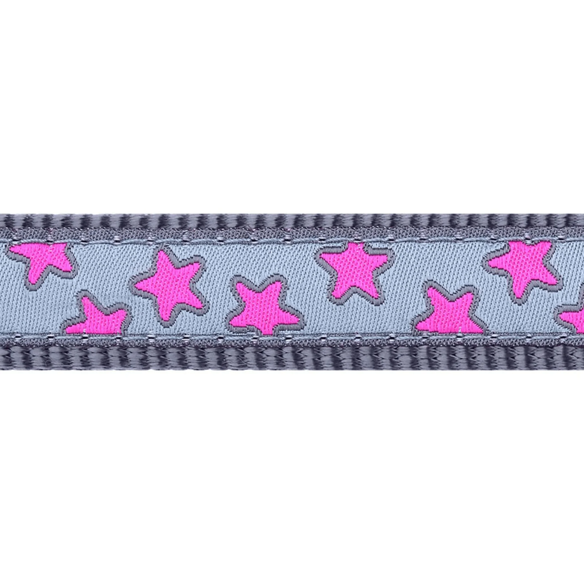 Red Dingo Pink Stars Dog Collar - Image 3