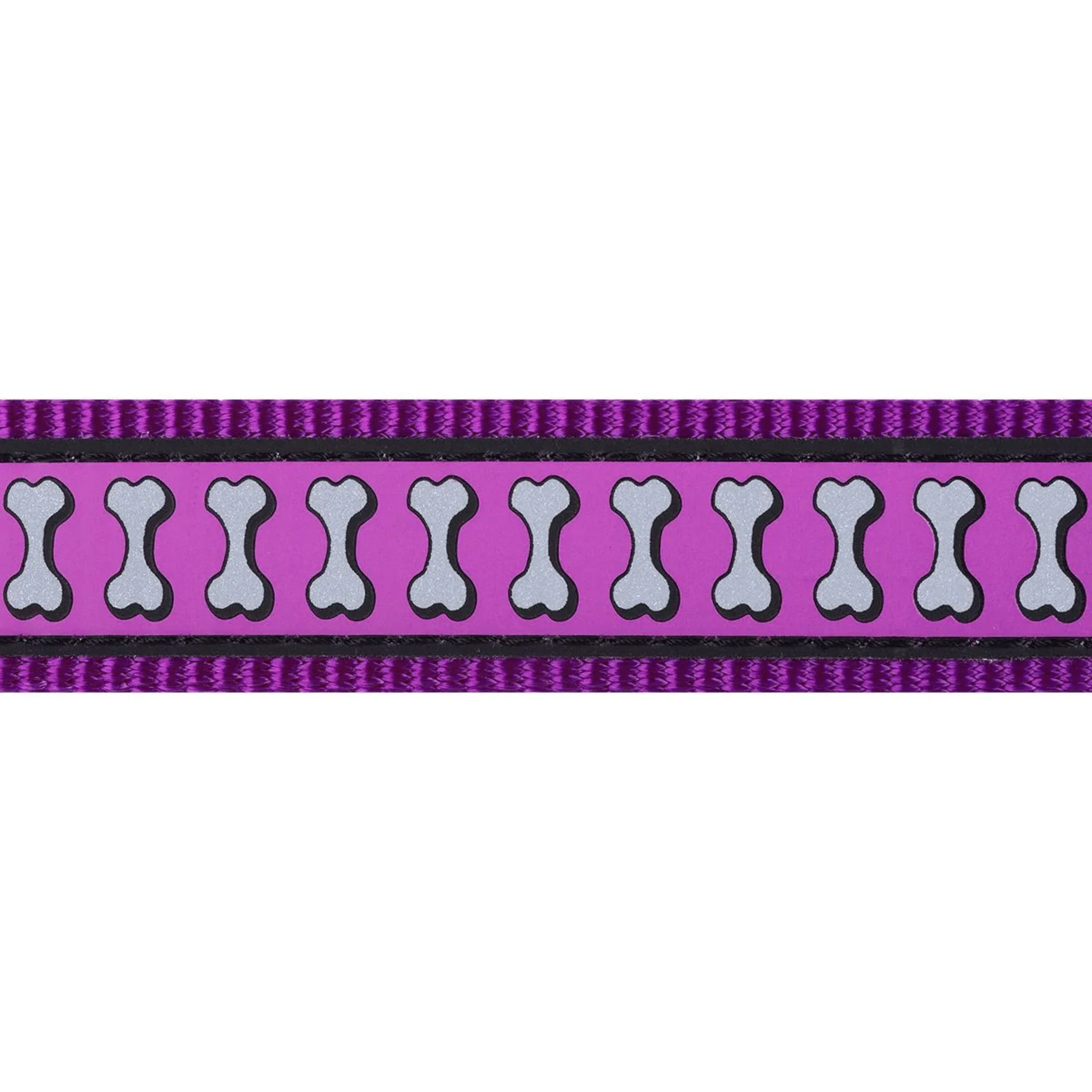 Red Dingo Purple Reflective Dog Collar - Image 3