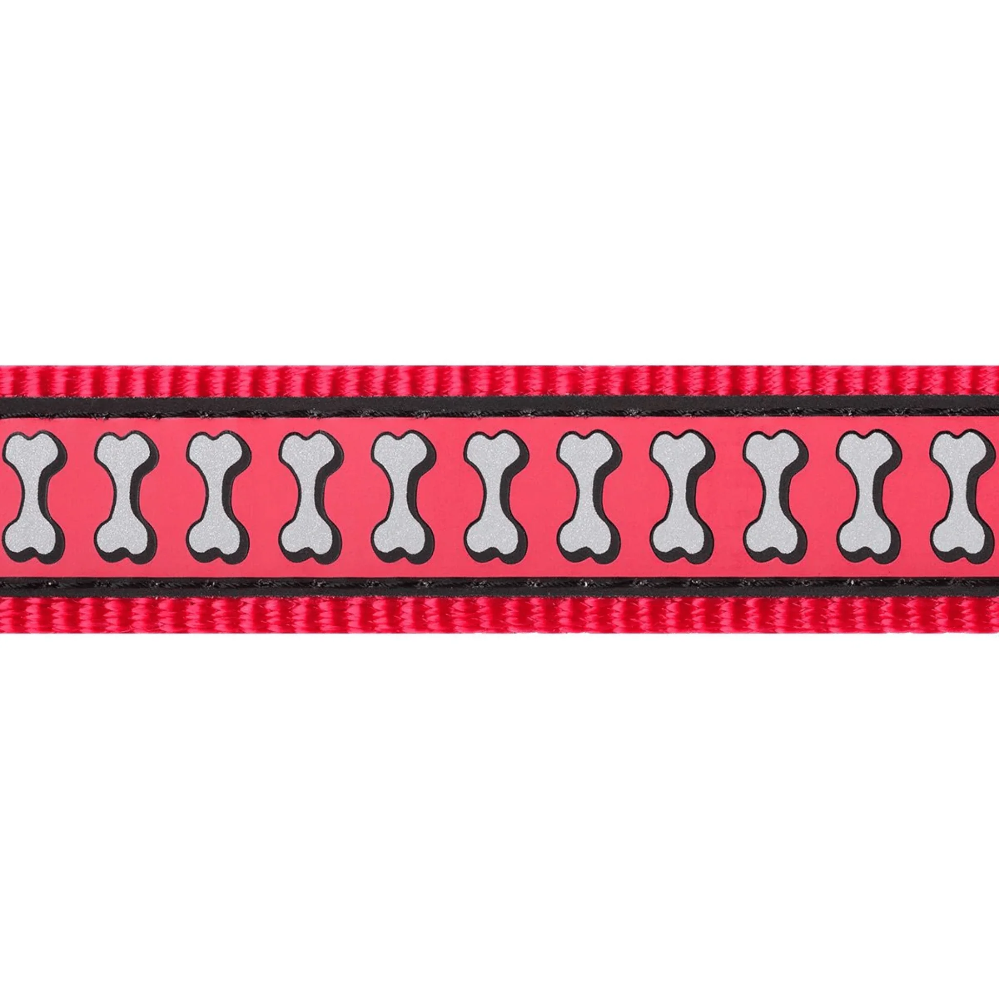 Red Dingo Red Reflective Dog Collar - Image 3