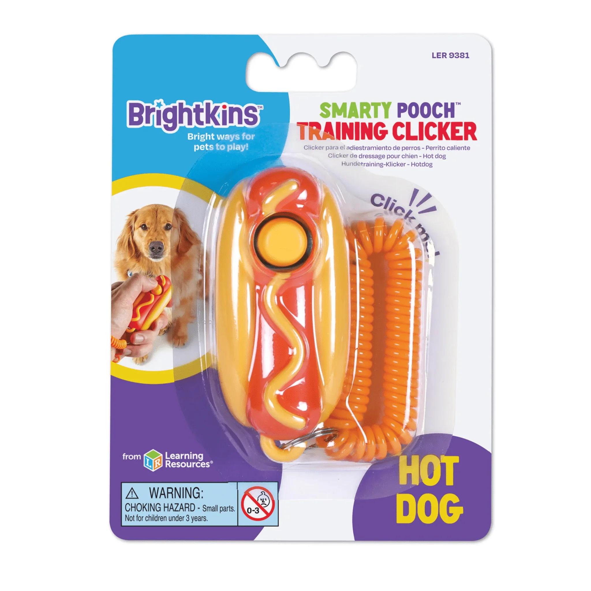 Smarty Pooch Training Clicker Hot Dog - Image 3